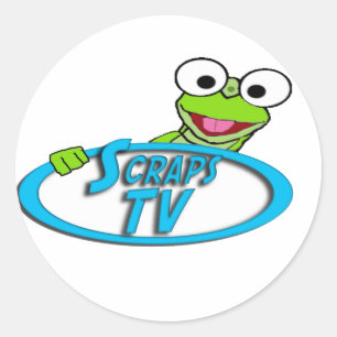 Sticker Rond Freddy ScrapsTVlogo