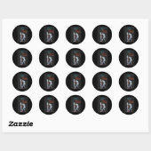 Sticker Rond Free Hill Tyreek (Feuille)