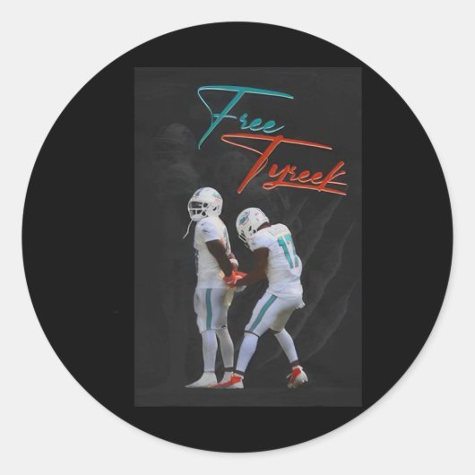 Sticker Rond Free Hill Tyreek (Devant)