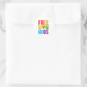 Sticker Rond Free Mom Hugs LGBT Mois Débardeur (Sac)