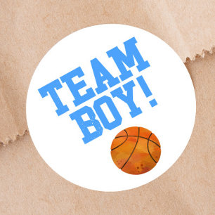 Sticker Rond Free Throws Team Boy Genre Revevela Party