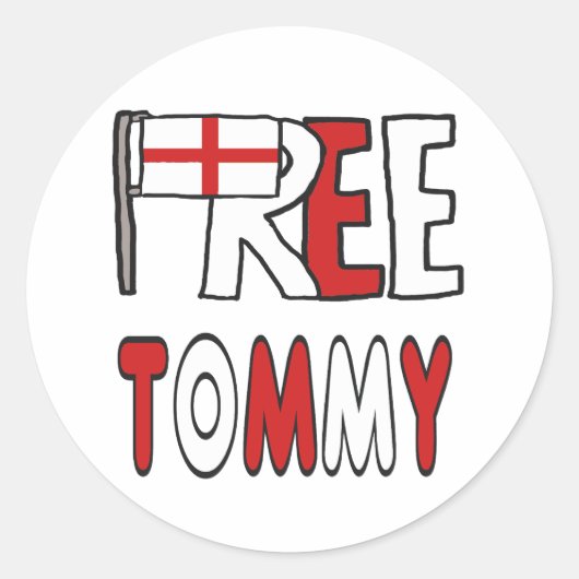 Sticker Rond Free Tommy (Devant)