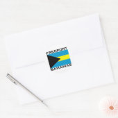 Sticker Rond Freeport, Bahamas (Enveloppe)