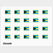 Sticker Rond Freeport, Bahamas (Feuille)