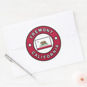 Sticker Rond Fremont Californie (Enveloppe)