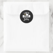 Sticker Rond - French Bulldog (Sac)