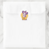 Sticker Rond Frenchie Halloween (Sac)