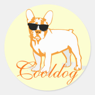 Sticker Rond Frenchie Howlelu