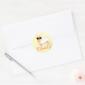 Sticker Rond Frenchie Howlelu (Enveloppe)
