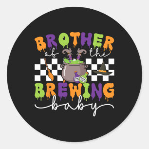 Sticker Rond Frère De La Ba1 Brassante