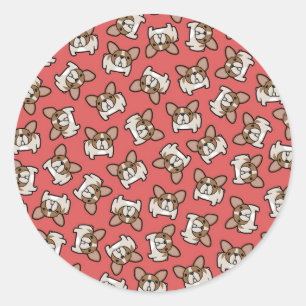 Sticker Rond Frères Pied