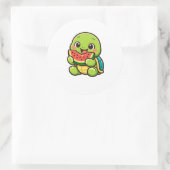 Sticker Rond Fresh Watermelon Bite (Sac)