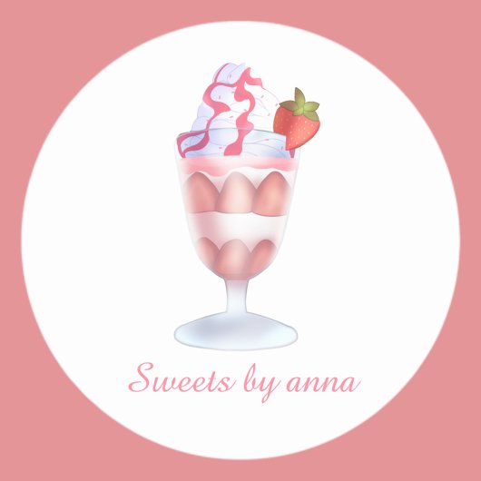 Sticker Rond Fresques Con Crema Mexicanas