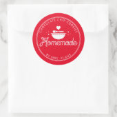 Sticker Rond Friandise des Fêtes fait maison (Sac)