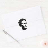 Sticker Rond Frida Shadow Portrait (Enveloppe)
