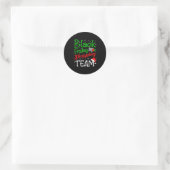 Sticker Rond Friday Shopng Team Christmas Black Shopng Family G (Sac)