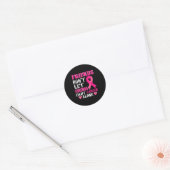 Sticker Rond Friends Don't Fight Alone Breast Cancer Awareness (Enveloppe)