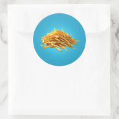 Sticker Rond Fries (Sac)