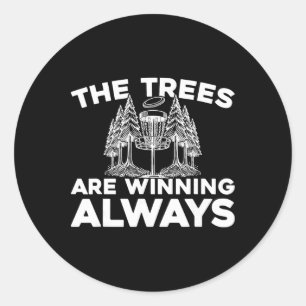 Sticker Rond Frisbee de golf en plein air - Arbre _4
