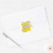 Sticker Rond frites (Enveloppe)