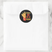 Sticker Rond frites (Sac)