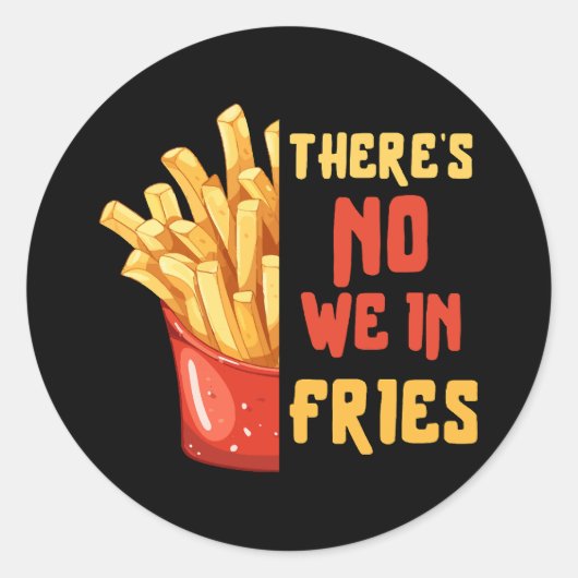 Sticker Rond frites (Devant)