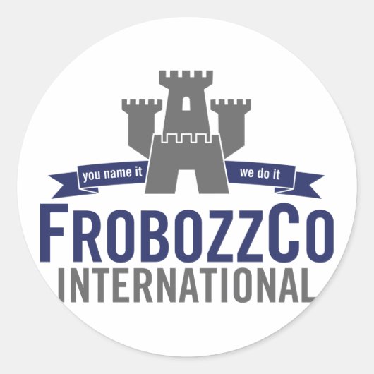 Sticker Rond frobozzco+zork+logo (Devant)
