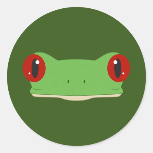 Sticker Rond Frog (Devant)