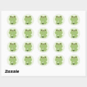 Sticker Rond Frog Boba (Feuille)