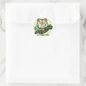 Sticker Rond frog_life_zazzle1 (Sac)