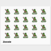 Sticker Rond frog n roll A (Feuille)
