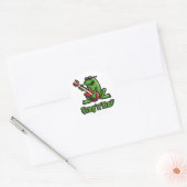 Sticker Rond frog n roll A (Enveloppe)