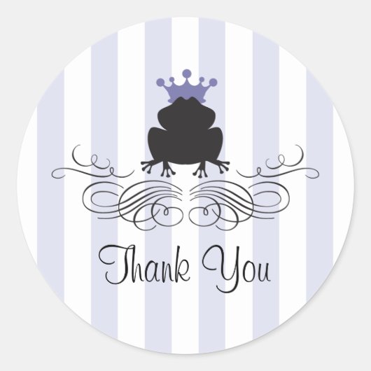 Sticker Rond Frog Prince Charming (Devant)