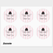 Sticker Rond Frog Prince Charming (Feuille)