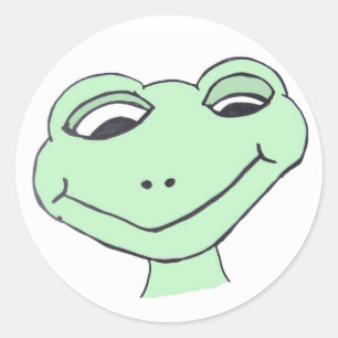 Sticker Rond Froggie