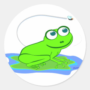 Sticker Rond Froggy