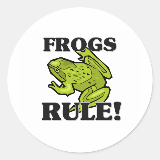 Sticker Rond FROGS Rule ! (Devant)
