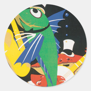 Sticker Rond Frolite de la côte Est