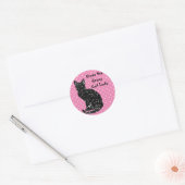 Sticker Rond "From the Crazy Cat Lady" Enveloppe Sealers (Enveloppe)