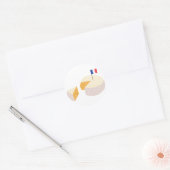 Sticker Rond Fromage (Enveloppe)