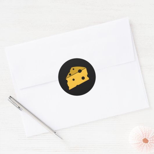 Sticker Rond Fromage (Enveloppe)