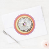Sticker Rond Fromage Bagel & Crème (Enveloppe)