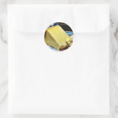 Sticker Rond Fromage Cheshire (Sac)