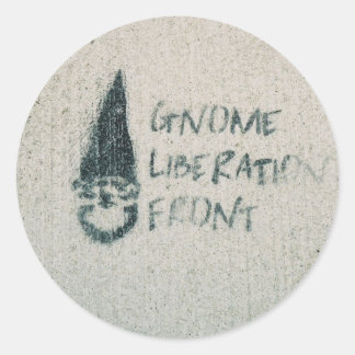 Sticker Rond Front de libération de Gnome