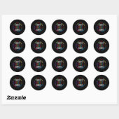 Sticker Rond Front off (Feuille)