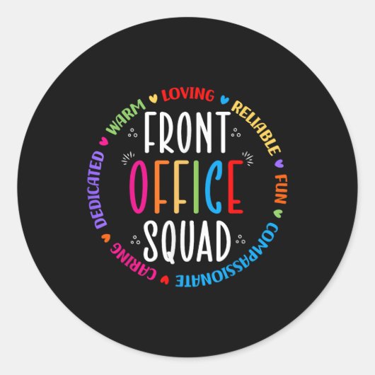 Sticker Rond Front off (Devant)