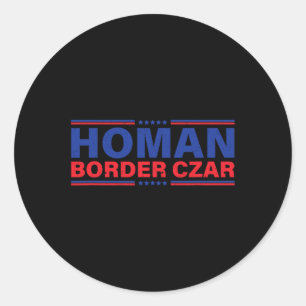 Sticker Rond Frontière Tchèque Homan Trump Appui aux élections