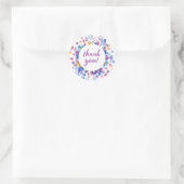 Sticker Rond Frost Berry Winter Party (Sac)