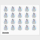 STICKER ROND FROSTY (Feuille)