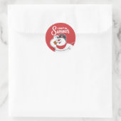 Sticker Rond Frosty the Snowman™ | Je ne fais pas l'été (Sac)